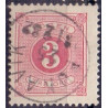 Sverige. Portomærke. 1877 3 Øre, AFA nr 2B *    st.