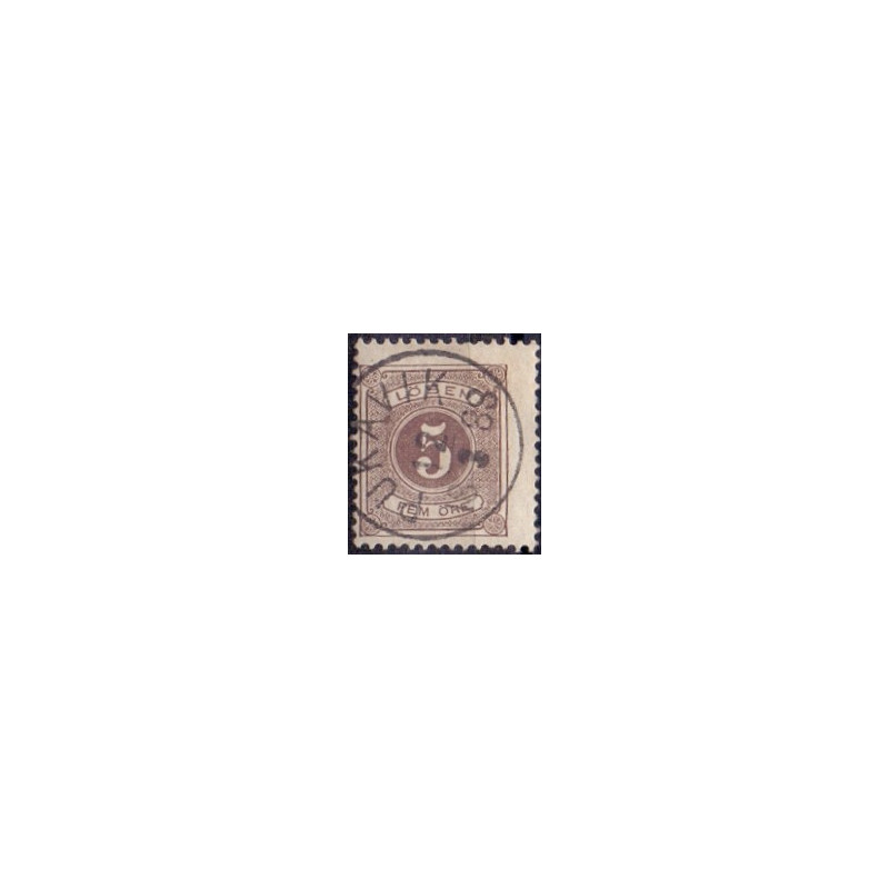 Sverige. Portomærke. 1877 5 Øre, AFA nr. 3B *   st.