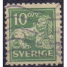 Sverige. 1921. Båndmærker, 10 Øre. tk. 10, alle sider. Vm Bølgelinie. AFA nr. 142 By  ** postfrisk stemplet FDC st,