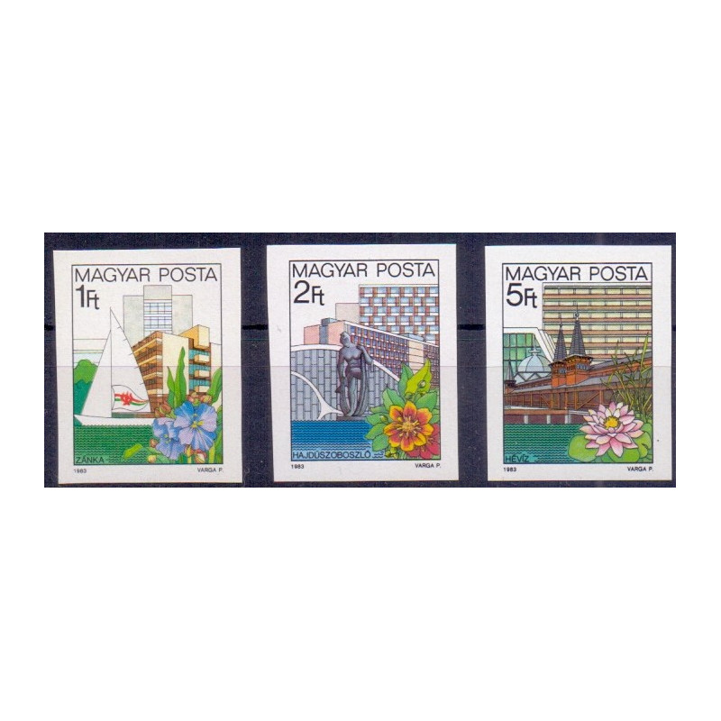 Ungarn.1983. Turistudgave. UTAKKET. AFA nr. 3545-47U **