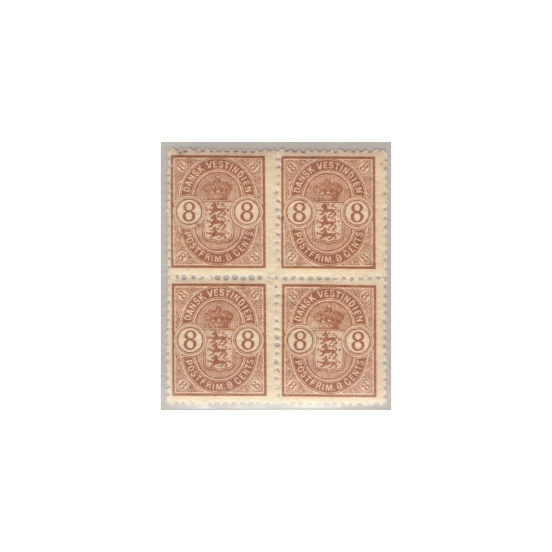 DWI. 1903. 8c i 4-blok, AFA nr 23 **