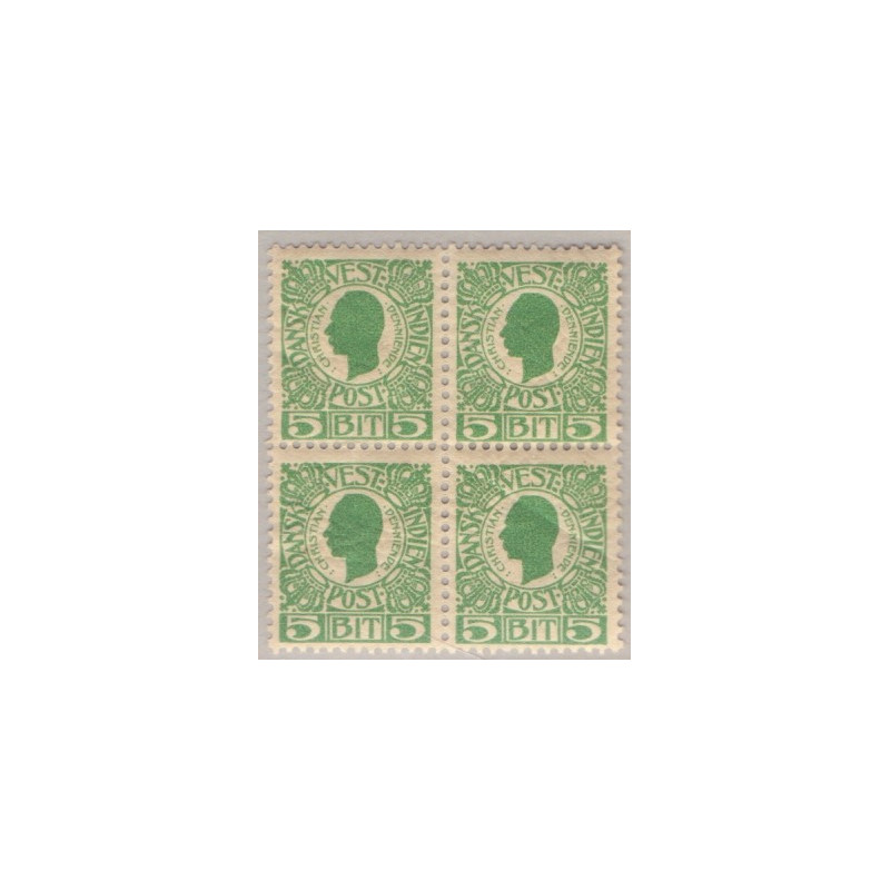 DWI. 1905. 5 bit i 4-blok, AFA nr 24 **