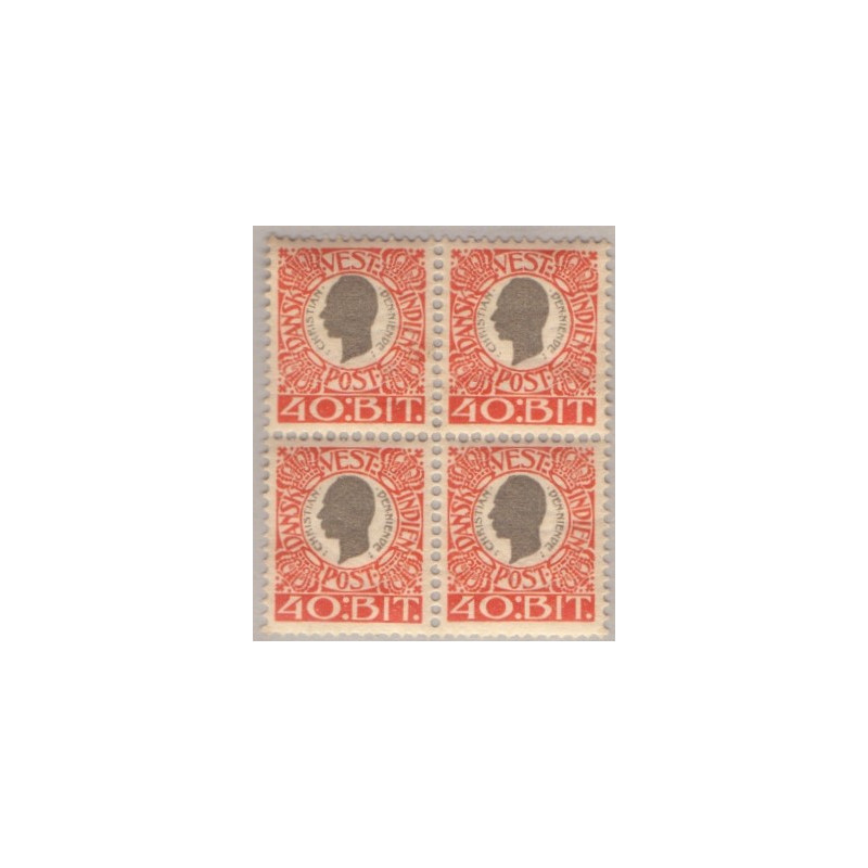 DWI. 1905. 40 bit i 4-blok, AFA nr 28 **