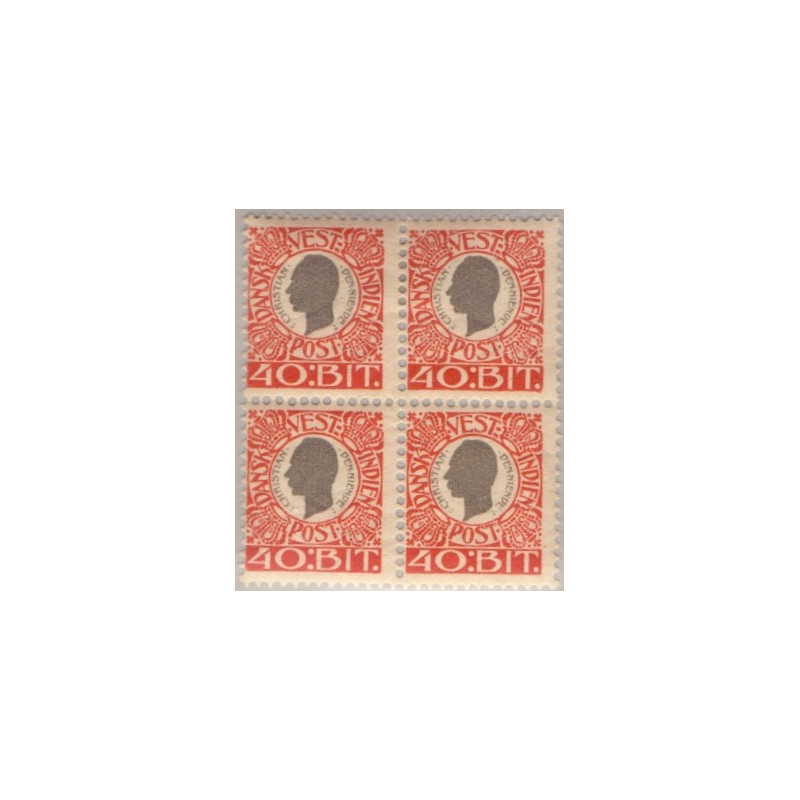 DWI. 1905. 40 bit i 4-blok, AFA nr 28 **