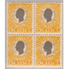 DWI. 1905. 50 bit i 4-blok, med varinat. AFA nr 29 **/*