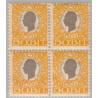 DWI. 1905. 50 bit i 4-blok, med variant. AFA nr 29, 29x **