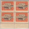 DWI. 1905. 2 fr. i 4-blok, AFA nr. 30 **