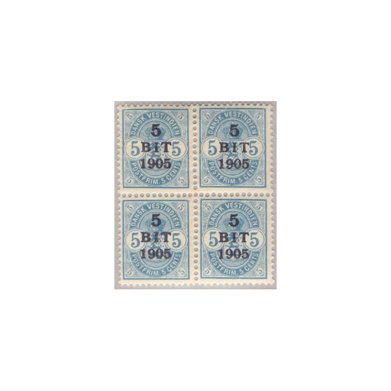 DWI. 1905. 5bit/5c. i 4-blok, AFA nr. 34 **/*
