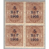 DWI. 1905. 5bit/8c. i 4-blok, AFA nr. 35 **/*