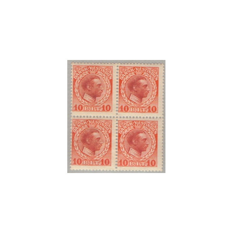 DWI. 1915-16. 10 bit. i 4-blok, AFA nr. 45 **/*