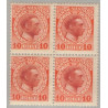 DWI. 1915-16. 10 bit. i 4-blok, AFA nr. 45 **/*