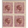 DWI. 1915-16. 15 bit. i 4-blok, 1 tryk. AFA nr. 46 **