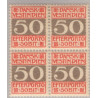 DWI. PORTO. 1905. 50bit. 4-blok. AFA nr. 8 **/*