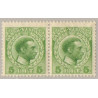 DWI. 1915-16. 5 bit. Par, med variant. andet mærke med plet efter 5-tal. AFA nr. 44 **