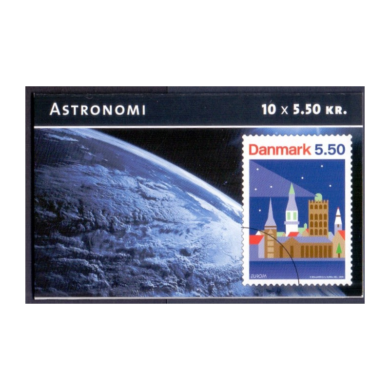Danmark frimærkehæfte 2009. Astronomi AFA S179