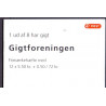 Danmark frimærkehæfte 2011. Gigtforeningen AFA S193