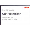 Danmark frimærkehæfte 2011. Gigtforeningen AFA S194