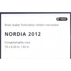 Danmark frimærkehæfte 2012. Nordia AFA S205