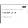 Danmark frimærkehæfte 2012. Nordia AFA S206