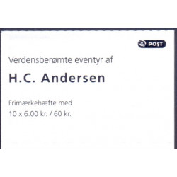 Danmark frimærkehæfte 2012. H.C. Andersen AFA S207