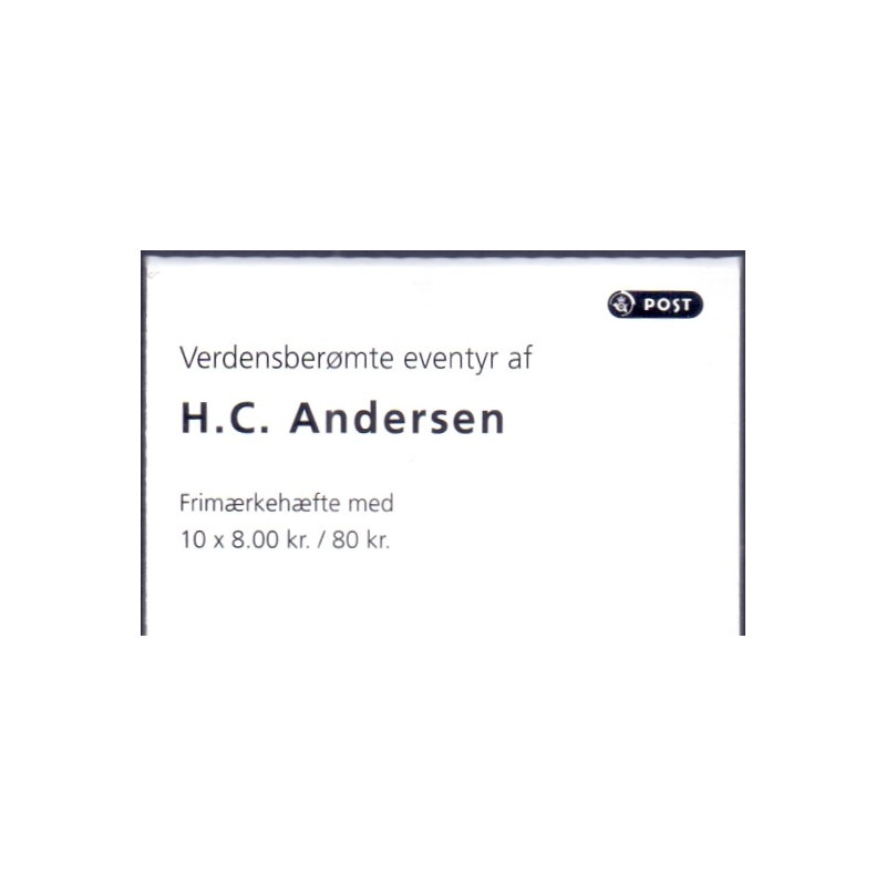Danmark frimærkehæfte 2013 H.C. Andersen S222