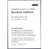 Danmark frimærkehæfte 2014 Nordisk køkken S226