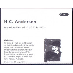 Danmark frimærkehæfte H. C. Andersen S243