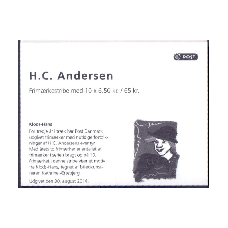 Danmark frimærkehæfte H. C. Andersen S243