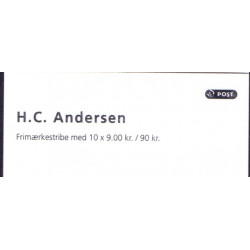 Danmark frimærkehæfte H. C. Andersen S244