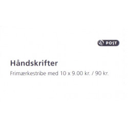 Danmark frimærkehæfte 2014 Håndskrifter S245