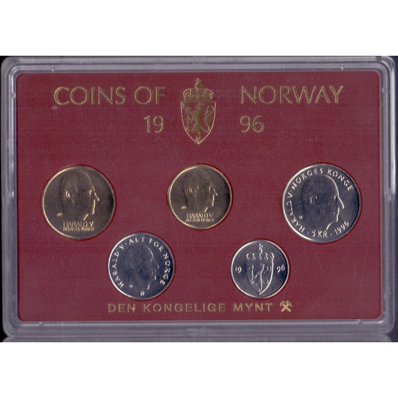 Norge. Møntsæt 1996 fra Den Norske Kgl. Mynt