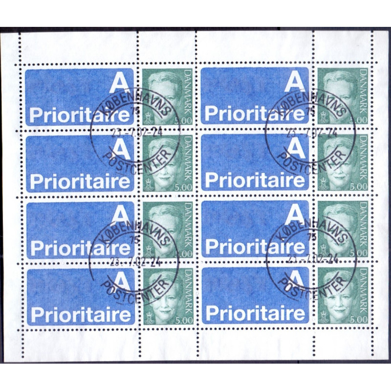 2002. Småark AFA nr. 5a postfrisk, stemplet