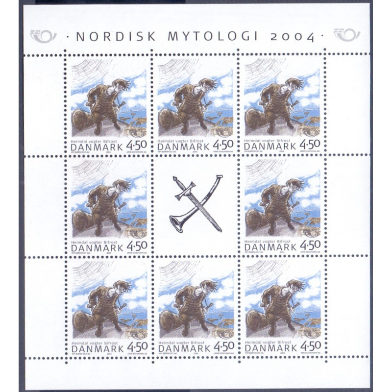 2004. Småark AFA nr. 16 postfrisk, stemplet