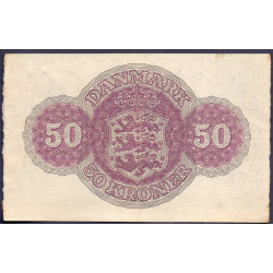 Danmark. 50 kr. Sieg 123 DOP 132 Pick 38 1944 Kv. 0-01