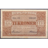 Danmark. 10 kr. Sieg 120 DOP 129 Pick 36 1944-BV Kv. 01
