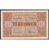 Danmark. 10 kr. Sieg 120 DOP 129 Pick 36 1944-BV Kv. 01