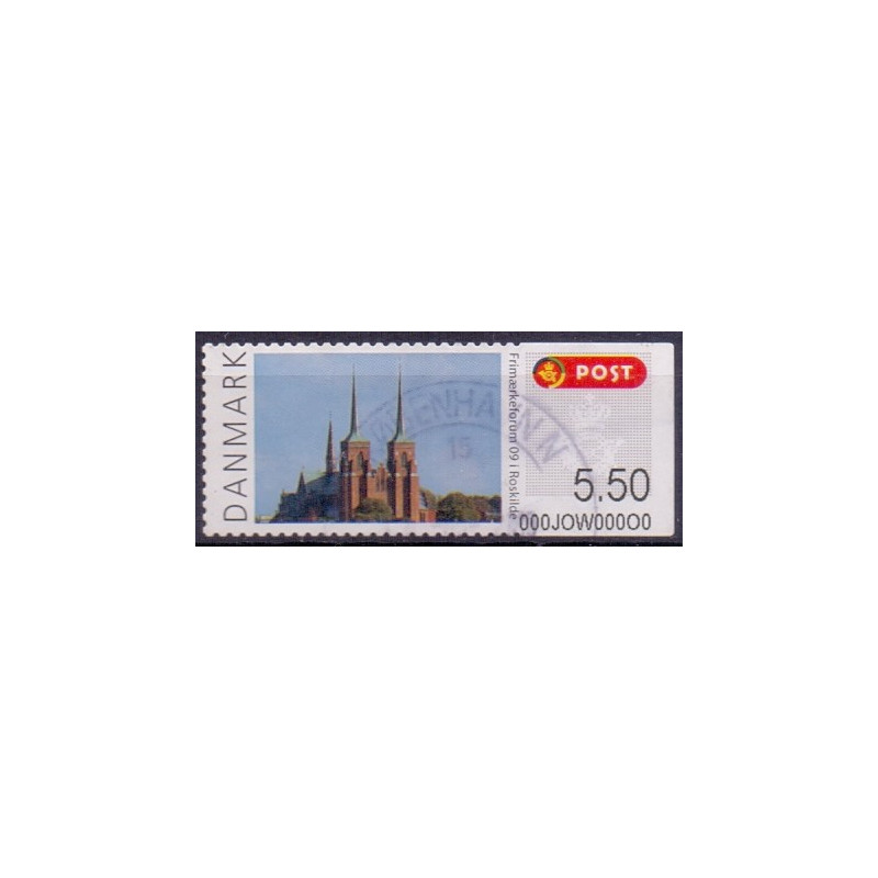 2009. Frimærkeforum 5,50 kr stemplet
