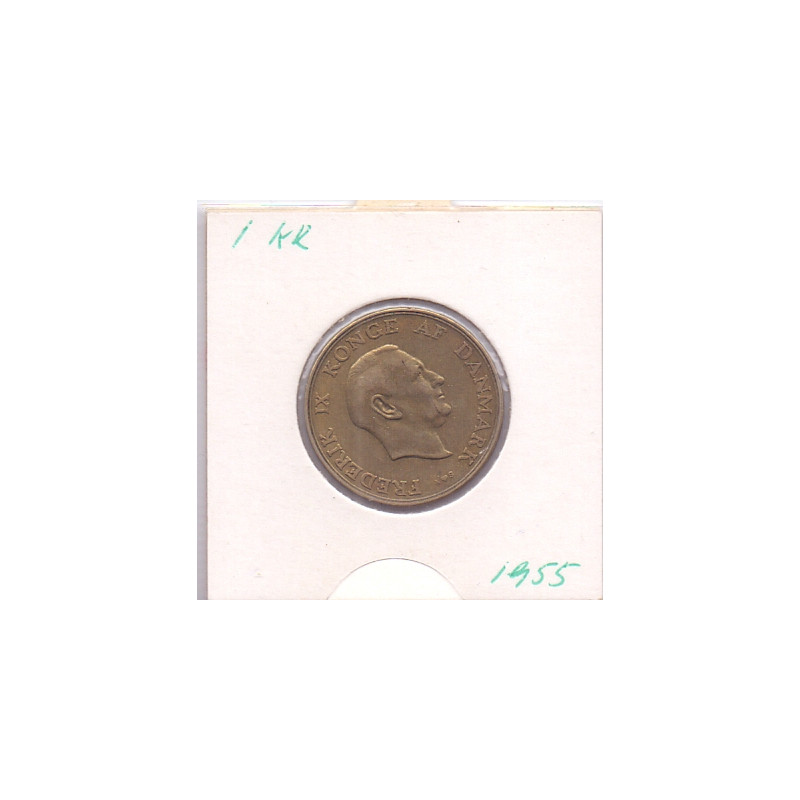 1 Kr. Fred. IX. 1955 i en middelgod kvalitet for type og årstal.