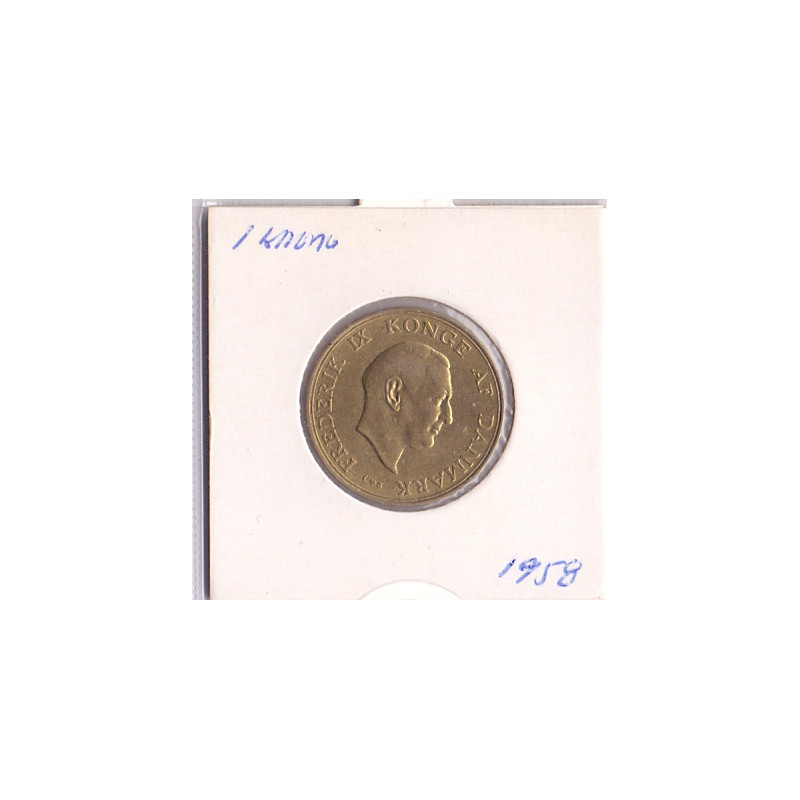 1 Kr. Fred. IX. 1958 i en middelgod kvalitet for type og årstal.