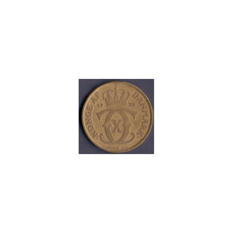 2 kr. Chr. X. 1926 i en middelgod kvalitet for type og årstal.