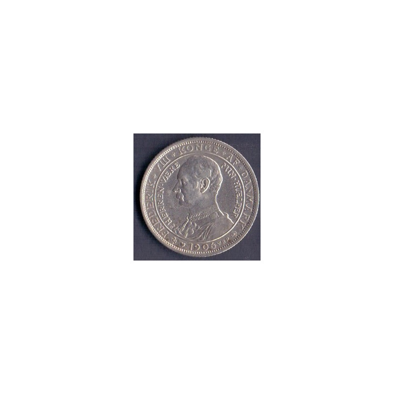 Tronskifte Chr. IX  til Fr. VIII. 2 kr. 1906