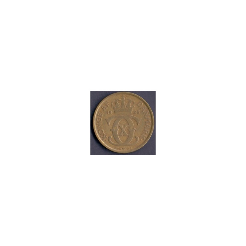 1 kr. Chr. X. 1925 i en middelgod kvalitet for type og årstal.