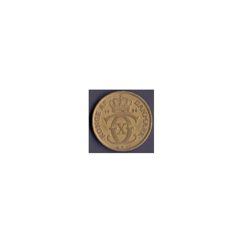 1kr. Chr. X. 1934 i en middelgod kvalitet for type og årstal.