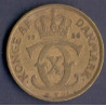 1kr. Chr. X. 1936 i en middelgod kvalitet for type og årstal.