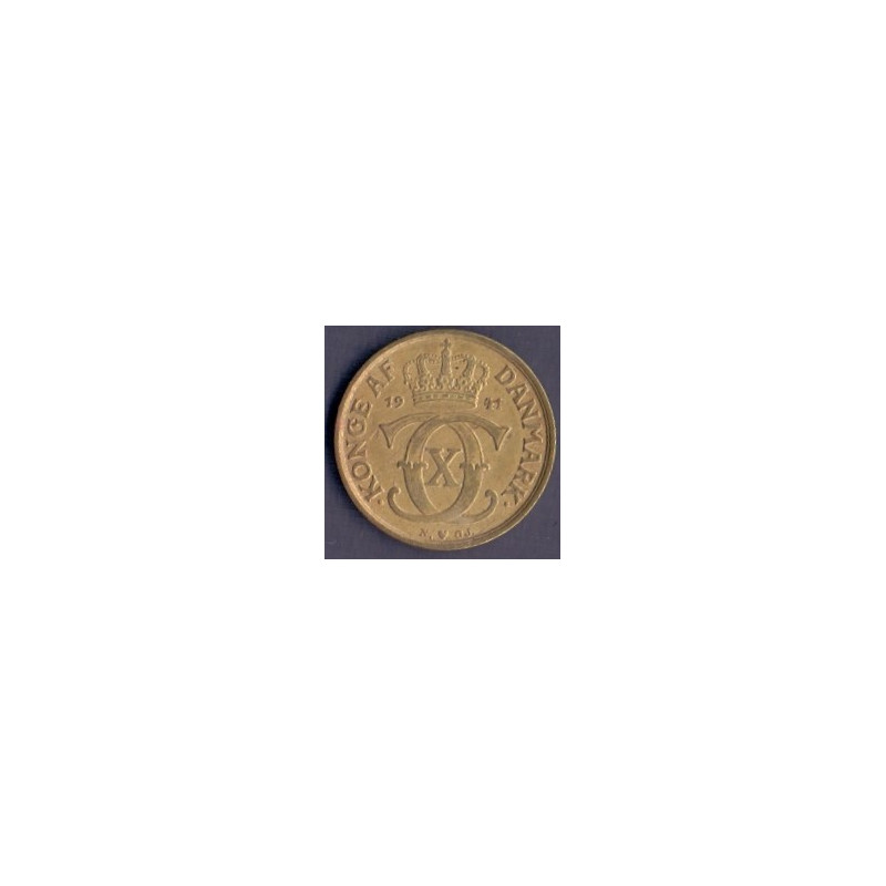 1kr. Chr. X. 1941 i en middelgod kvalitet for type og årstal.