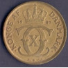 1kr. Chr. X. 1941 i en middelgod kvalitet for type og årstal.