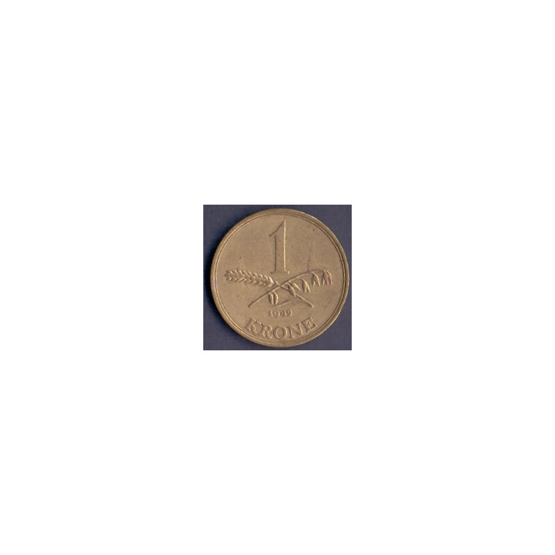 1kr. Chr. X. 1942 i en middelgod kvalitet for type og årstal.