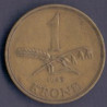 1kr. Chr. X. 1945 i en middelgod kvalitet for type og årstal.