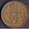 ½ kr. Chr. X. 1925 i en middelgod kvalitet for type og årstal.