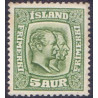 Island. 1915-18. Dobbelthoveder. AFA nr. 79 **  postfrisk st. stemplet FDC